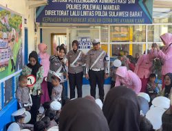 Sat Lantas Polres Polman Laksanakan Penyuluhan Budaya Tertib Berlalulintas