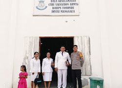 Beri Rasa Aman Kepada Jemaah Ibadah Minggu, Polres Pasangkayu Berikan Pengamanan Di Gereja-gereja