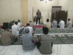 Lewat Safari Subuh, Kapolsek Bontonompo Polres Gowa Sampaikan Himbauan Kamtibmas