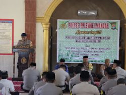 Kapolres Polman Pimpin Pelaksanaan Maulid Nabi Muhammad SAW 12 Rabiul Awal 1446 H