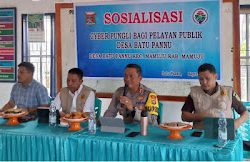 Wakapolresta Mamuju Hadir Sebagai Pemateri Pada Kegiatan Sosialisasi Saber Pungli