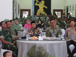 Penuh Kehangatan dan Sinergi, Dandim Pasuruan Hadiri Lepas Sambut Danyon Zipur 10/JP