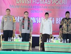 Polres Gowa Dampingi Divhumas Mabes Polri dalam Silaturahmi Kamtibmas di Ponpes Sultan Hasanuddin.