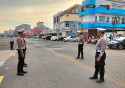 Meriahkan Hari Jadi Sulbar, Polresta Mamuju Gelar Pengamanan Jalur Di Sepanjang Event Fun Run 5k