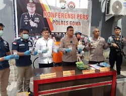 Polres Gowa Ungkap 1200 Gram Sabu Dalam Operasi di Somba Opu