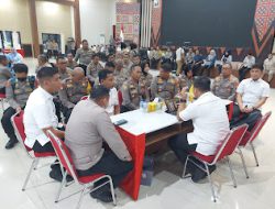 Personel Polres Gowa Ikuti Audit Kinerja Tahap II Itwasum Polri di Mapolda Sulsel.