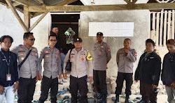 Polres Polman Amankan Kegiatan Kampanye Pertemuan Terbatas Paslon Bupati dan Wakil Bupati Polman Nomor Urut 3
