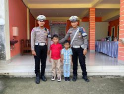 Sat Lantas Polres Polman Laksanakan Patroli dan Pengamanan Gereja di Wilayah Hukum Polres Polman