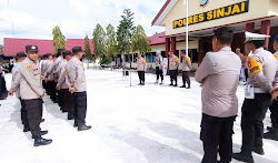 Tahap Kampanye Pilkada, Polres Siaga Gelar Apel Pengecekan Kesiapan Pengamanan