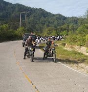 Polsek Mambi Laksanakan Pengamanan dan Pengawalan Jalan Santai di Kecamatan Mambi