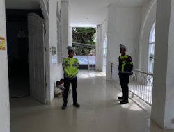 Sat Lantas Polres Mamasa Laksanakan Patroli Tempat Ibadah Minggu