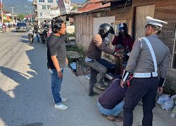 Polsek Mamasa Laksanakan Gelar Ambang Gangguan di Pagi Hari Wilayah Hukum Polsek Mamasa