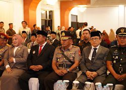Wakapolda Sulbar Hadiri Pelantikan PJS Bupati di Gedung Graha Sandeq