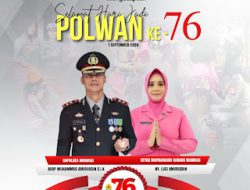 Kapolres Mamasa dan Ketua Bhayangkari Cabang Mamasa Ucapkan Selamat Hari Jadi Polwan ke-76