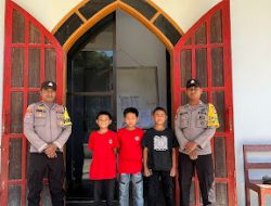 Bhabinkamtibmas Polsek Pana Laksanakan Penganaman Perayaan Syukur HUT ke-2 Gereja GTM di Lumika, Nosu