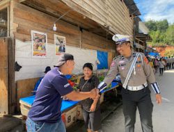 Unit Kamsel Sat Lantas Polres Mamasa Laksanakan Sosialisasi Undang-Undang Lalu Lintas