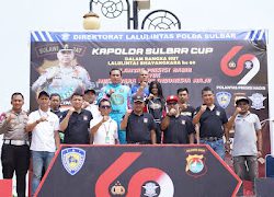 Wakapolda Sulbar Buka Kegiaatan Drag Race, Meriahkan HUT Lalu Lintas!