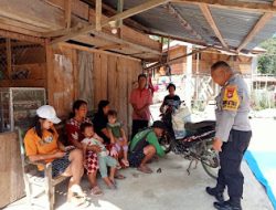 Bhabinkamtibmas Polsek Mamasa Laksanakan Samban di Desa Binaan