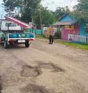 Pegelaran Pasukan Polsek Sumarorong Menjaga Kamtibmas dan Kelancaran Lalu Lintas