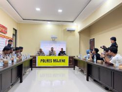 Polres Majene Gelar Press Release Hasil Operasi Zebra Marano 2024, Kasus Pelanggaran Lalu Lintas Mengalami Peningkatan