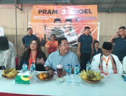 Rano karno sapa warga wilayah kelurahan lubang buaya minta dukungannya