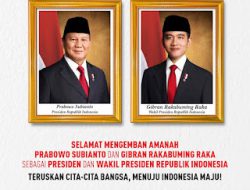 Prabowo Subianto dan Gibran Rakabuming Raka Resmi persiden Indonesia