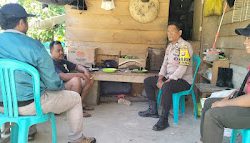Melalui Sambang Desa, Bhabinkamtibmas Polsek Mambi Polres Mamasa Bripka Hirwan Pantau Situasi Kamtibmas di Dusun Bungin