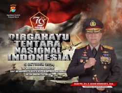 Dirgahayu TNI Ke-79, Kapolda Sulbar : Semakin Prima dan Moderen Bersama Rakyat