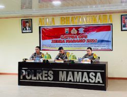 Polres Mamasa Laksanakan Latpra Ops Operasi Zebra Marano Tahun 2024