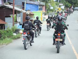 Kolaborasi TNI/Polri di Sulbar, Patroli Skala Besar Pastikan Situasi Kondusif Jelang Pelantikan Presiden dan Wakil Presiden