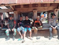 Bhabinkamtibmas Polsek Pana Pantau Situasi Kamtibmas di Wilayah Binaan