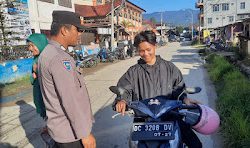 Kegitan Pergelaran Pasukan Ambang Gangguan Pagi di Wilayah Hukum Polres Mamasa