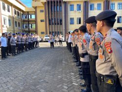 Polda Sulbar Terjunkan Ratusan Personel, Perkuat Pengamanan Kampanye di Mateng