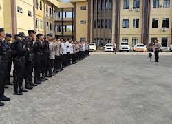 118 Personel Satgas OMP Polda Sulbar Akan Perkuat Pengamanan Debat Publik di Polman