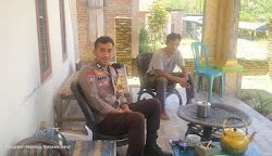Bhabinkamtibmas Polsek Aralle Laksanakan Sambang dan Pemantauan Kamtibmas di Desa Salurindu