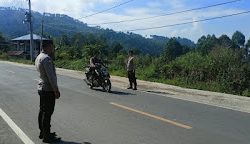 Polsek Pana Laksanakan Pengamanan Ambang Gangguan Wujudkan Keamanan dan Ketertiban Lalu Lintas