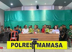Penyuluhan Penanggulangan Terorisme, Radikalisme, dan Intoleransi di Polres Mamasa melalui Zoom Meeting