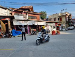 Sat Lantas Polres Mamasa Laksanakan Pengamanan Ambang Gangguan di Pagi Hari