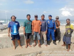 Sat Polair Polres Polman Laksanakan Binmas Perairan di Daerah Pantai