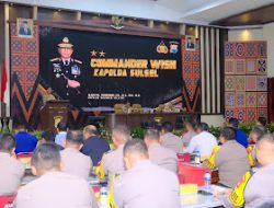 Gelar Commander Wish , Ini Arahan Kapolda Sulsel Kepada Personel.