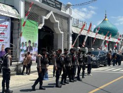 Kasat Samapta Pimpin Patroli Dialogis di Lokasi Visitasi Kementerian Pariwisata Anugrah Desa Wisata Indonesia 2024