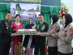 HUT TNI ke-79, Polres Pasangkayu Beri Kejutan Ke Kodim 1427/Pasangkayu