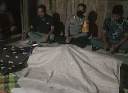 Diduga Putus Dengan Pacar, Polsek Kalukku Responsif Datangi TKP Seorang Pria Gantung Diri.