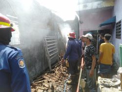 Sinergi Koramil, BPBD, dan Petugas Damkar Berhasil Padamkan Kebakaran