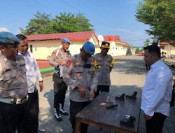 Sie Propam Polres Pasangkayu Gelar Pengecekan Senpi Milik Personel