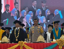 Wakapolres Gowa Hadiri Wisuda Sarjana UIN Alauddin Makassar Angkatan ke-107.