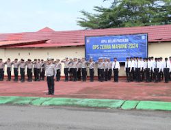 Kapolres Pasangkayu Pimpin Apel Gelar Pasukan Operasi Zebra Marano 2024