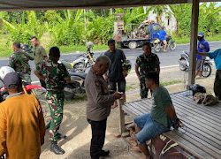 Kapolsek Binuang Pimpin Personil Datangi TKP Pencurian di Wilayahnya