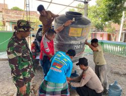 Sinergitas 3 Pilar, Polres Bondowoso Bantu Air Bersih Untuk Warga Desa Keprak