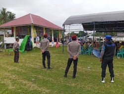 Pastikan Keamanan yang Kondusif Polres Pasangkayu Amankan Kampanye Tatap Muka Paslon Bupati Pasangkayu